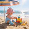 Baby Boy Girl Sun Hat With Wide Brim For Spring Summer Uv Protection