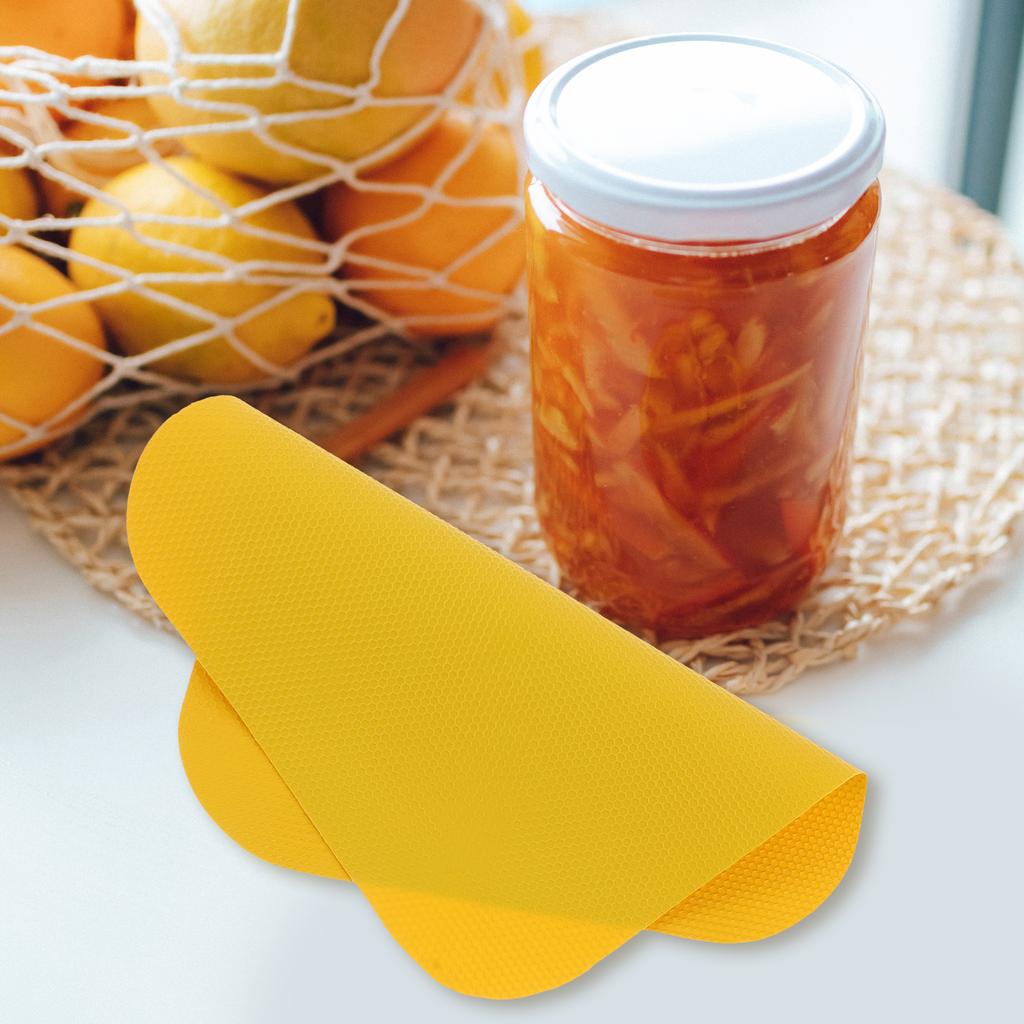 6 Pcs Rubber Jar Opener Gripper Pads for Large Lids Non Skid Bottle Lid Opener Gripper Pad Practical Kitchen Gadget
