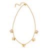 C046 Trendy Versatile Personality Tassel Geometric Collarbone Chain Butterfly Simple Elegant Single Layer Necklace