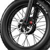 Skladací elektrický bicykel Apefox Rh20 2x 750W Motor 20"x4.0" Pneumatika 7-rýchlostný Terénny Elektrický Bicykel pre Dospelých 48V 22.5Ah Dvojité Hydraulické Kotúčové Brzdy