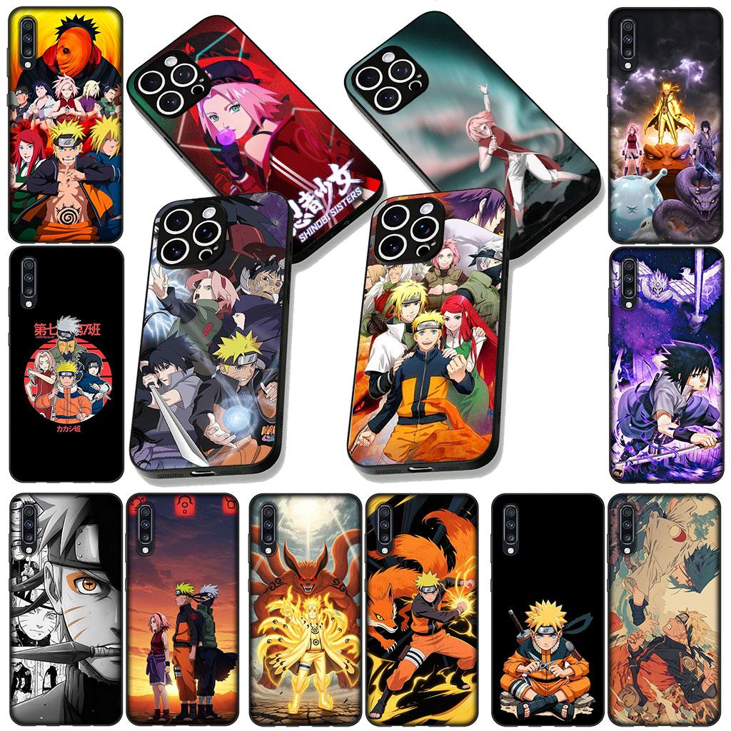 Cover for Samsung Galaxy S25 S24 S23 FE Plus Ultra S7 Edge A16 A15 5G s25+ Coque Phone Case Sasuke Haruno Sakura Narutos Kakashi