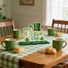 Elegant Patrick's Day Themed Acrylic Centerpieces with Lucky Clovers Fashion Irish Celebration Deck For Home