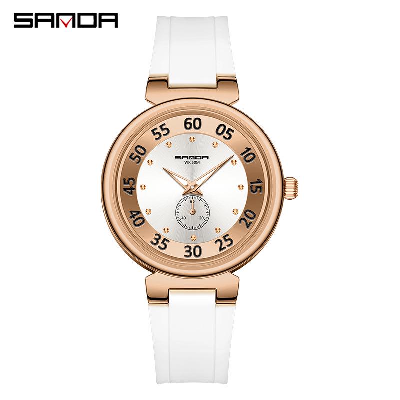 SANDA 3212 Fashion Trend Youth Waterproof Quartz Watch