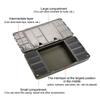 Compartments Fishing Lures Box Baits Storage Case Fishing Tackle Storage Trays Hook Organizers Waterproof Lures Box