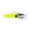ABS Mini Badmintonové Liniové Nůžky Skládací Nůžky Tvaru Krevety z Uhlíkové Oceli Fluorescenční Žlutá Oranžová Řezačka Linií