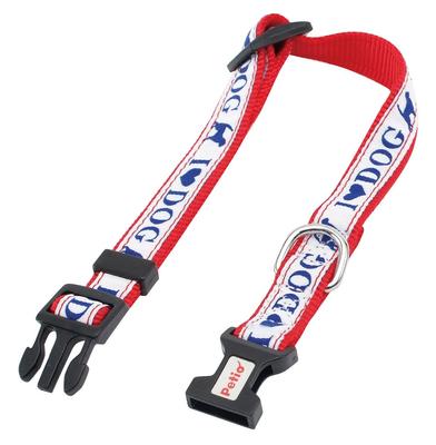 Petio Collar Little Angel Love Dog Collar White for Small Dogs S Size