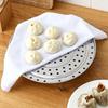 3Pcs Cotton Linen Steaming Cloth, Non Stick Steaming Pad, Kitchen Steamer Mat For Rice Bun Steamer Cloth for Straining