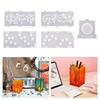 Brush Resin Casting Flower Pot Crafts Tool Handmade Organizer Art for Desktop Storage Jewelry