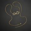 Atoztide Customize Name 8 Shape Necklace for Women Personalized Letter Summer Stainless Steel Choker Chain Jewelry Friend Gift