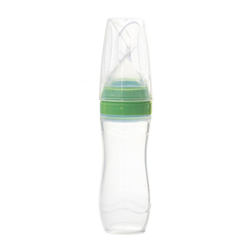 Soft Silicone Squeeze Spoon Baby Food Feeder For Infant Food Dispensing Feeding Fruit Pacifier