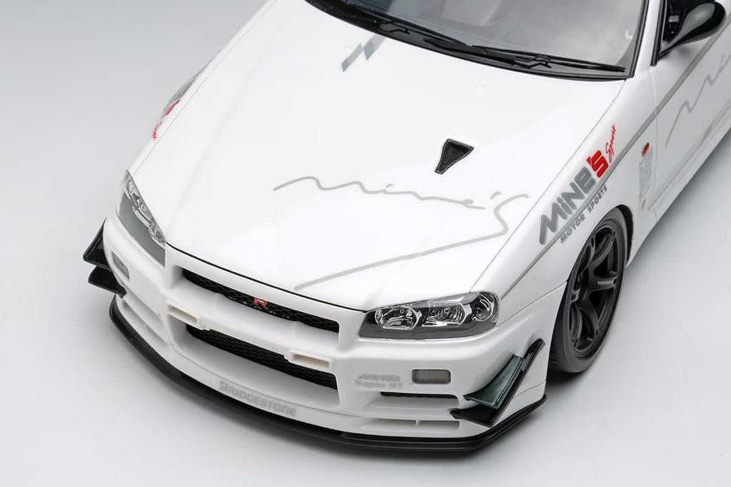 Makeup EIDOLON Scale Skyline N1 Tokyo Auto Salon 2024 Finished Model EML178 1/18 Mine's GT-R (BNR34) V-spec