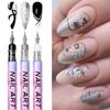 12Pcs/set Nail Art Drawing Graffiti Pen Nail Painting Liner Gel Pen DIY Manicure Decoration