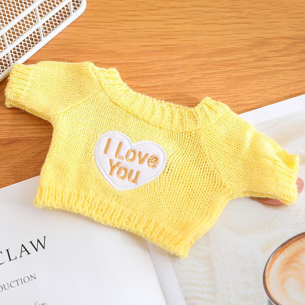 

Для куклы-утки LaLafanfan Модная одежда Комбинезон Одежда для куклы Сочетание цветов Толстовки Аксессуары для кукол Милое украшение Маленькая одежда 07#