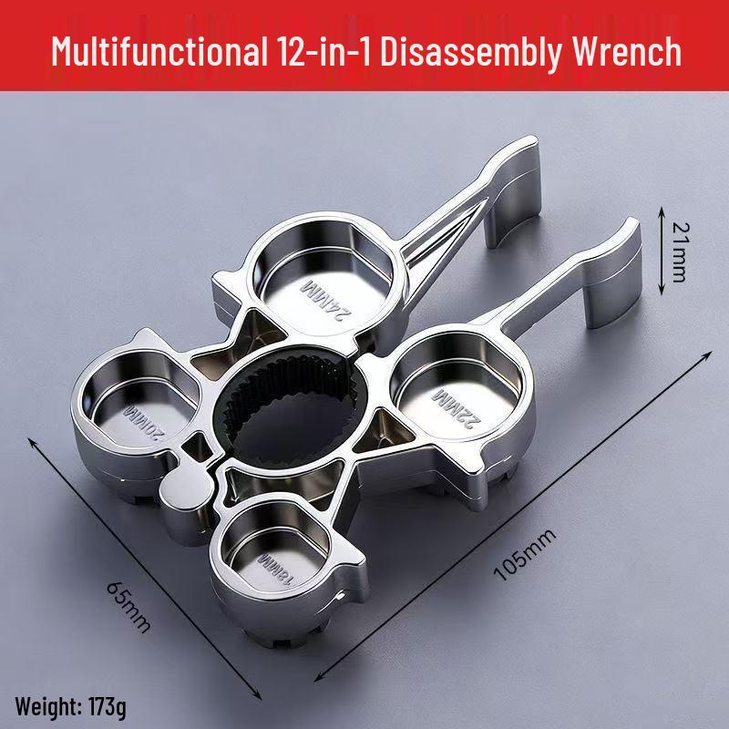 Multifunctional Faucet Aerator Wrench for Kitchen & Bathroom: Valve Disassembly & Installation Tool