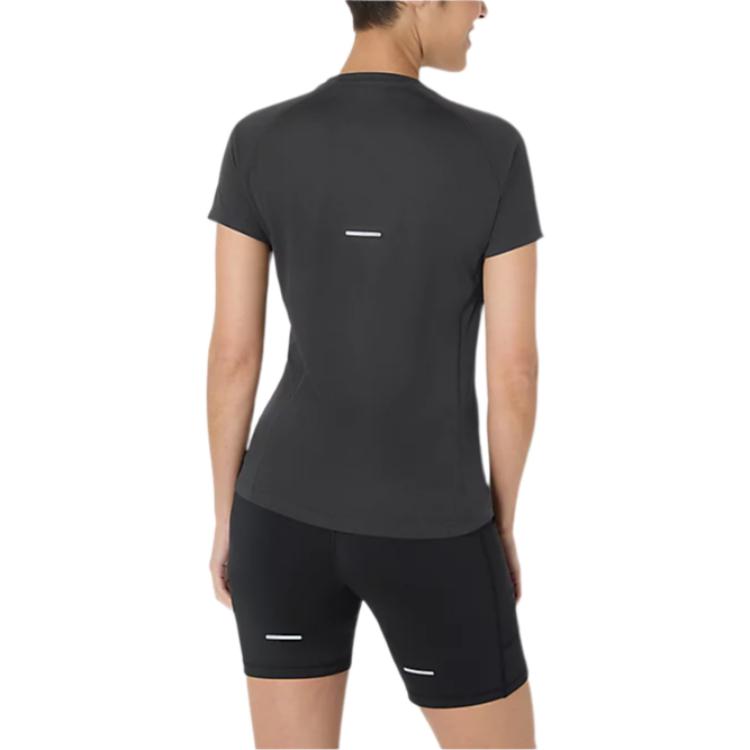 ASICS Breathable Solid Color Moisture Wicking Quick Dry Running T-Shirt Women tops 2012D263-020