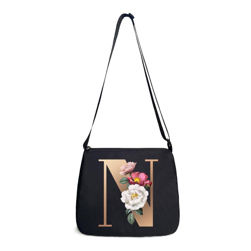 New letter printed handbag women's fashion versatile clutch bag portable messenger bag underarm shoulder bag
