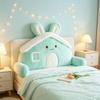 Washable Tatami Bedside Soft Upholstered Backrest Cushion for Children's Bedrooms