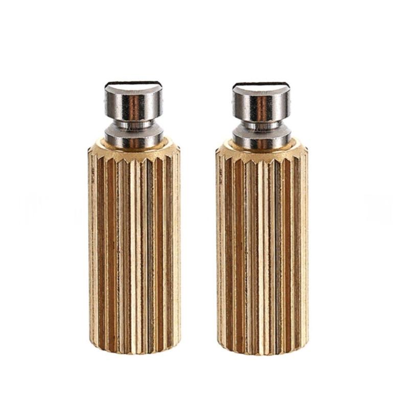 2Pcs Guitar Bridge Inserts and Studs Electric Guitar Tremolo Bridge Anchors Metal Studs For Lasting Performances