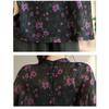 DIMANAF 2026 Summer New Plus Size Women Blouse Shirt Elegant Print Floral Lady Tops T-Shirt Cotton Fashion Clothing