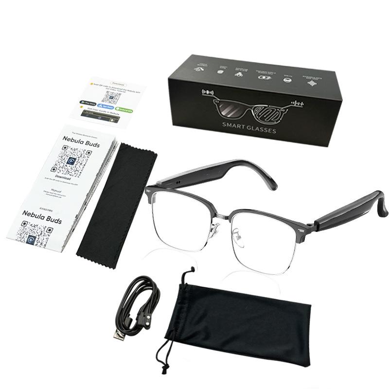 Smart AI Bluetooth Sunglasses with Multifunctional Headphones: Real-Time Translation, Calls, and Music Without Interference