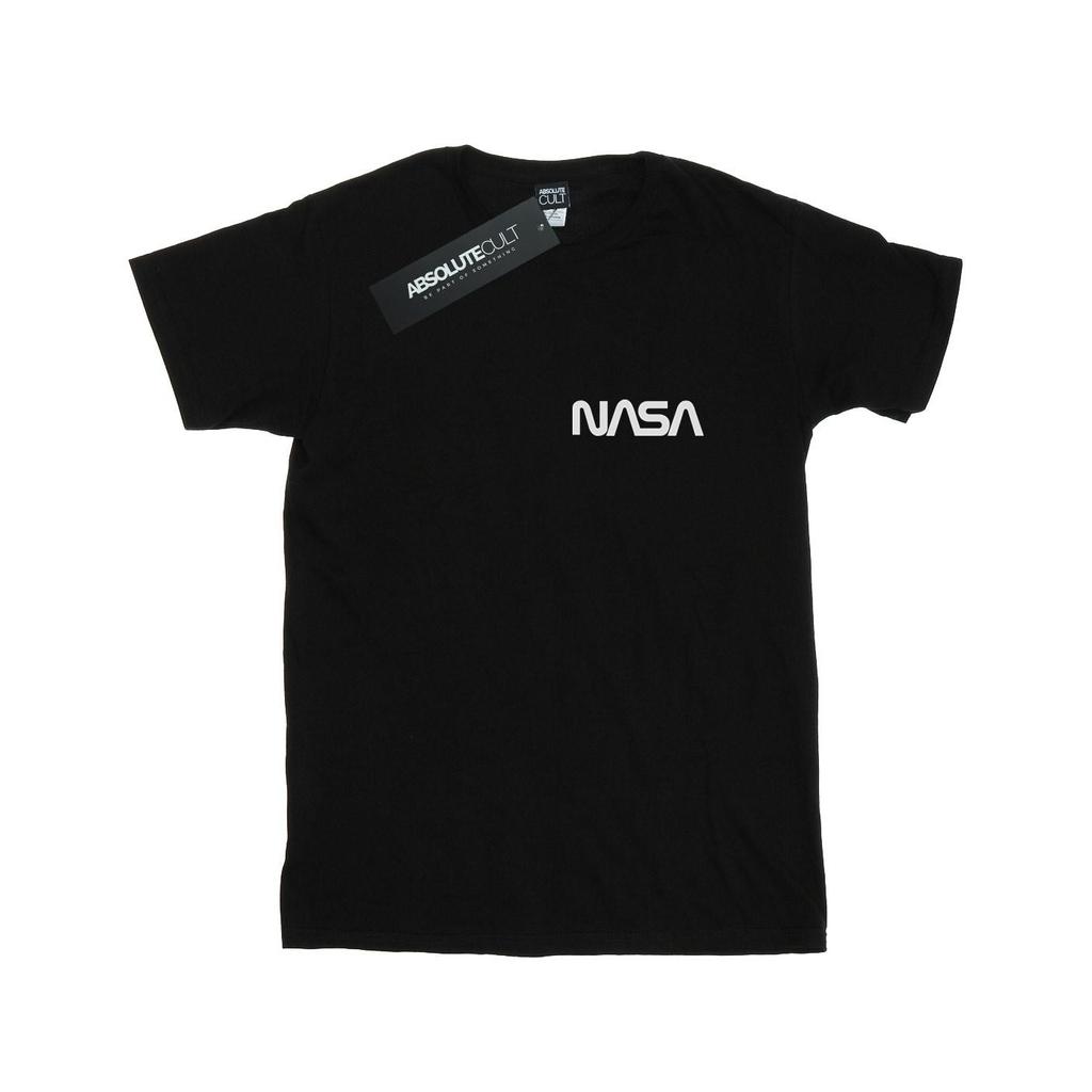 NASA Mens Modern Logo Chest T-Shirt