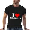 I Love Georgia T Shirt , I Heart Georgia Tee USA Shirt T-Shirt Thanksgiving Casual Tee