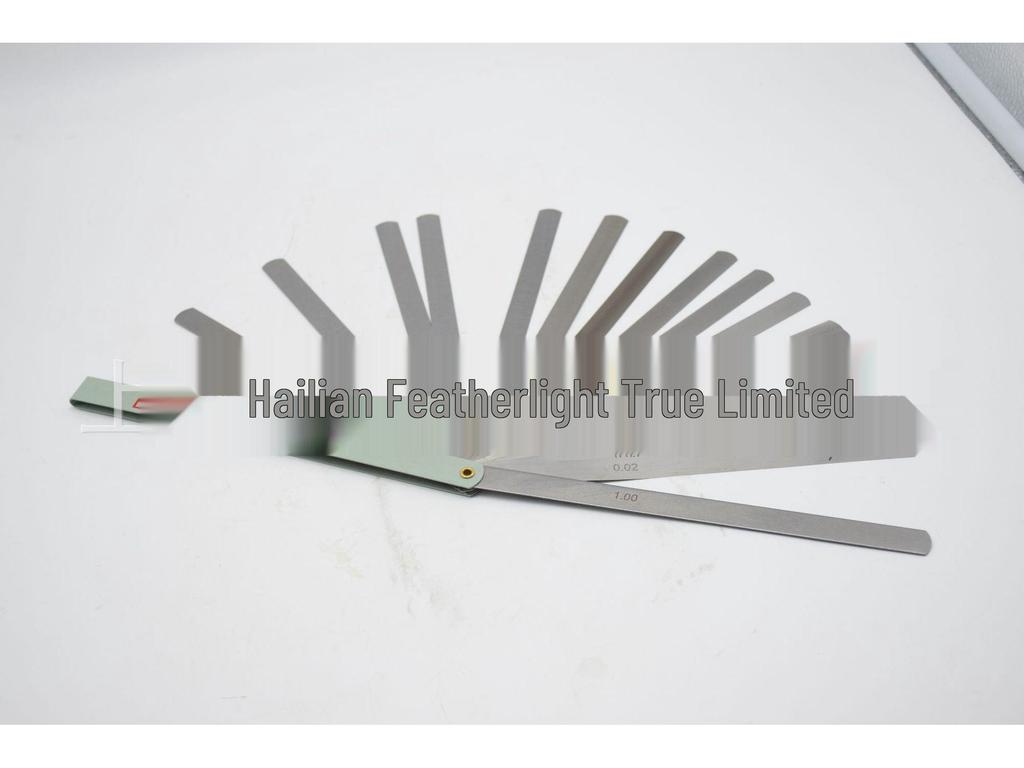High-Precision Stainless Steel Feeler Gauge: 0.02-1.0mm Valve Clearance & Thickness Adjustment Tool