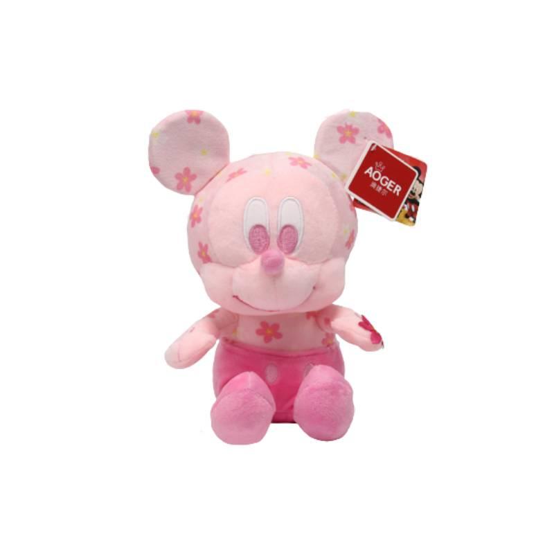 Disney Cherry Blossom Mickey Minnie Plush Toy Stuffed Animal Micky