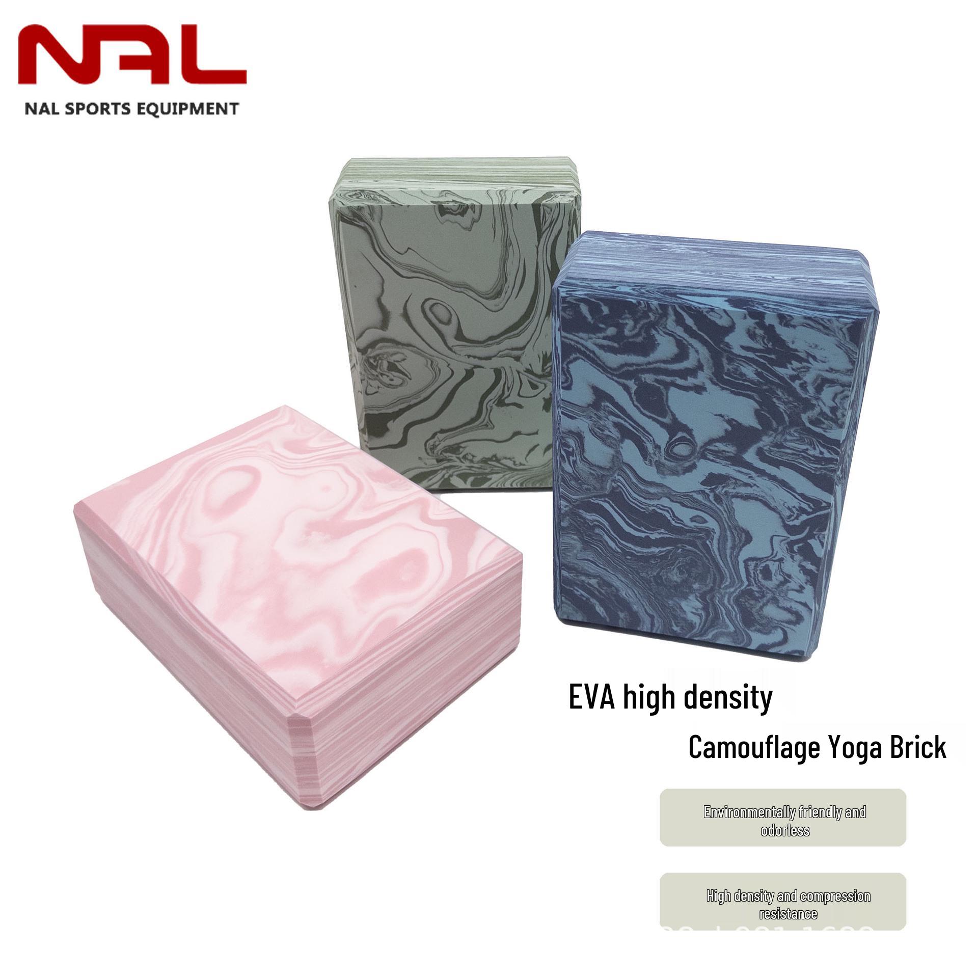 

Eva Camouflage Yoga Brick 120g - Professional Fitness & Dance Aid for Kids синій/камуфляжний
