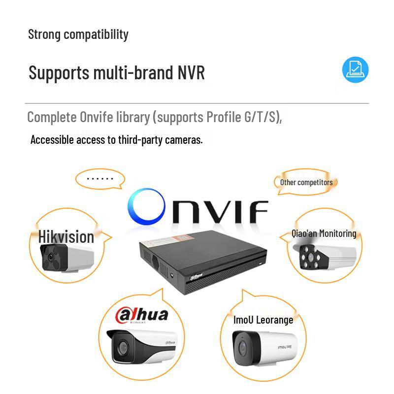 Dahua 16-Channel AI NVR with 8-Bay & 8TB HDD CN plug (adapter included)