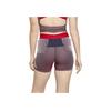 Nike Striped High-Waisted Fitness Shorts Women Shorts Red Blue CU0224-498