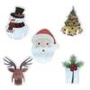 Christmas Wine Cup Cards Set of 80 Santa Snowman Winter Themed Party