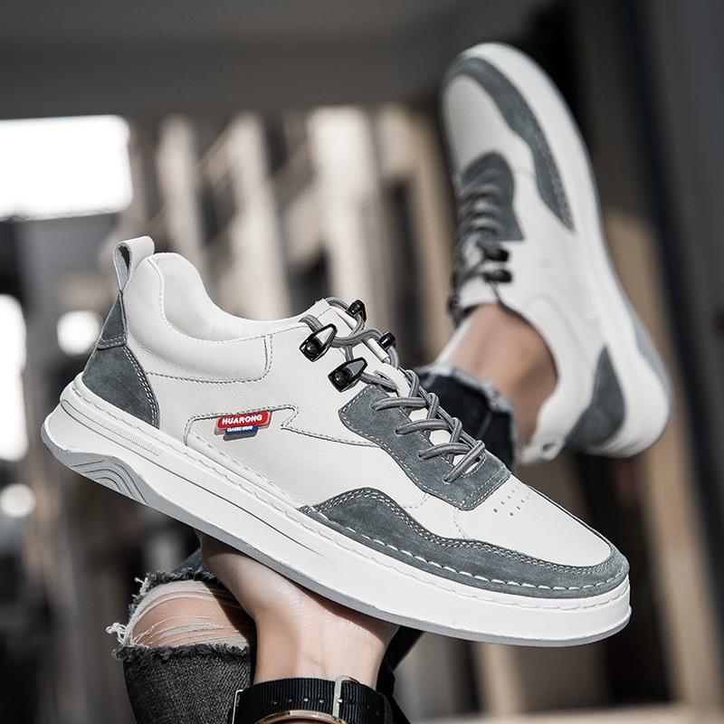 Fashion Men's Shoes New Khaki Casual Shoes Trend Versatile Men Sneakers Breathable and Non Slip Canvas Shoe Soft Sole Sports Board Shoes