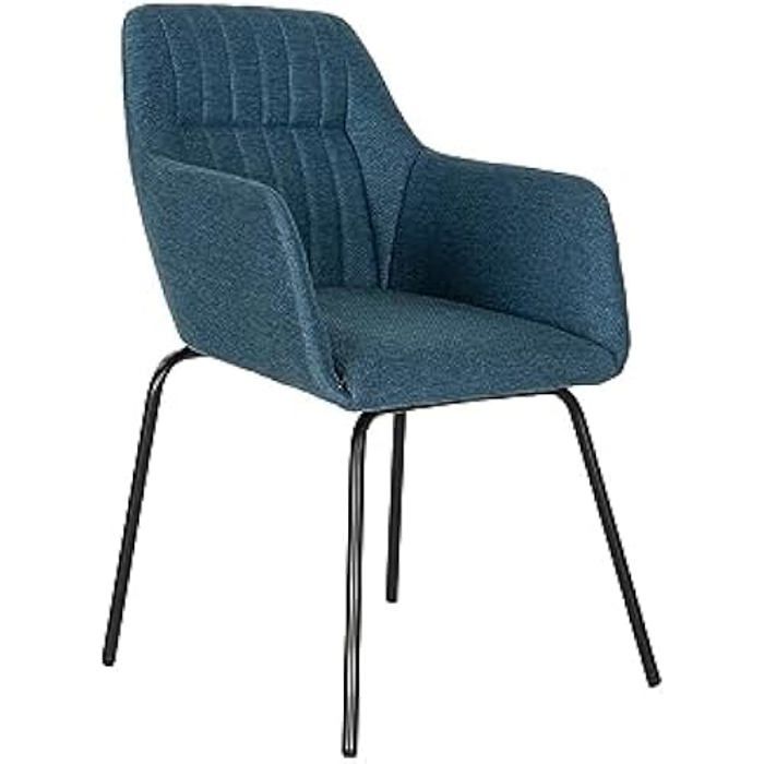Chaise - DKD HOME DECOR - Métal - Noir - 1 place - Design contemporain