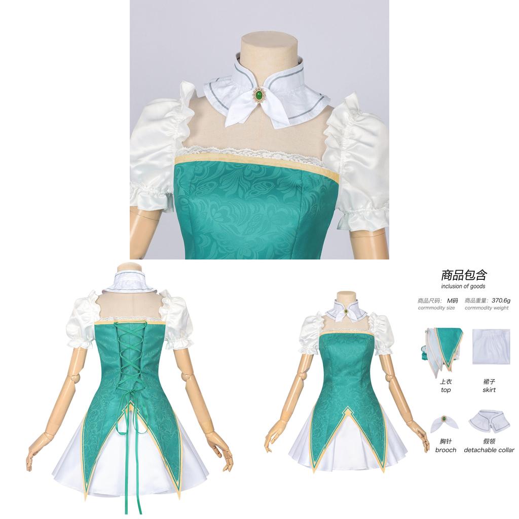 Volcano Princess Luce Cosplay Costume With Linen Fabric For Anime Fans