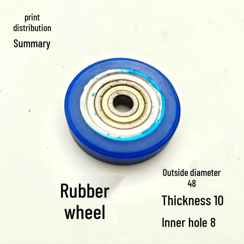 Die-Cutting Laminating Mounting Machine with Paper Pressing, Rubber, and Feeding Wheels