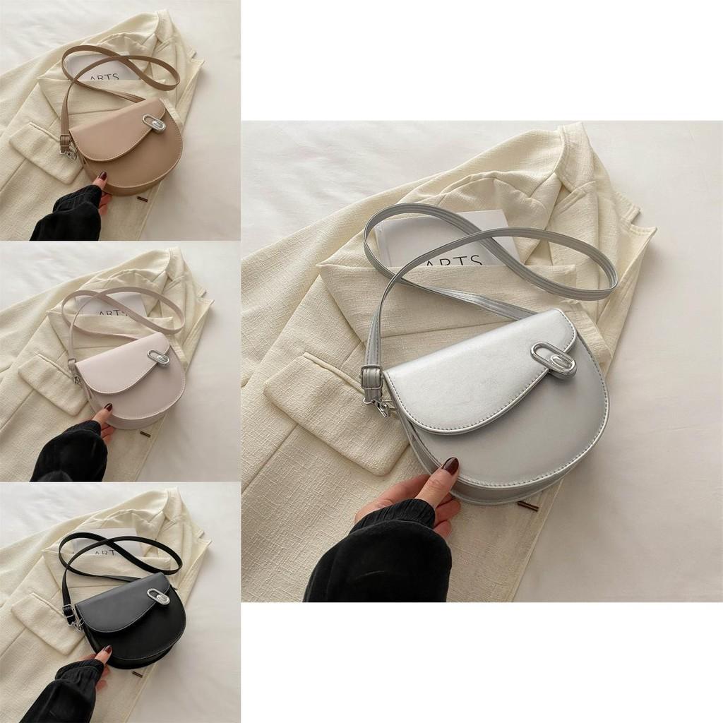 Trendy Fashionable Saddle Bag For Women Versatile Casual Crossbody Handbag Essential