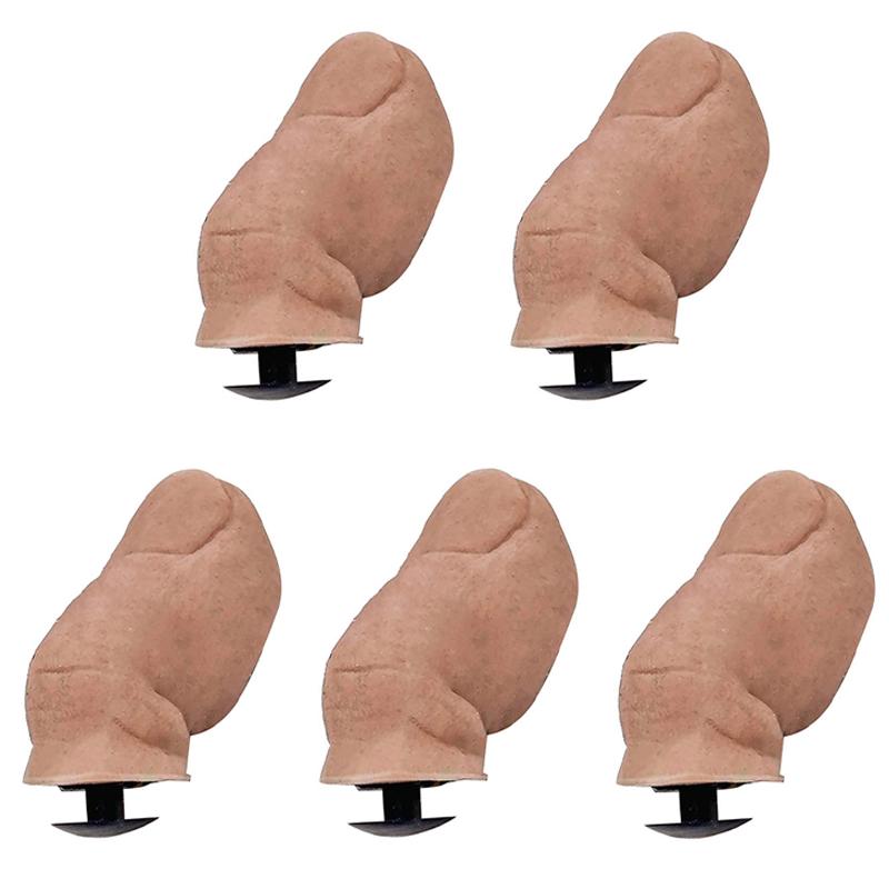 5/10Pcs Creative DIY Spoof Funny 3D Thumb Shoe Big Toe Sandal Decor Accessories Rubber Decorations Big Toe Shoe Buckle for Shoes