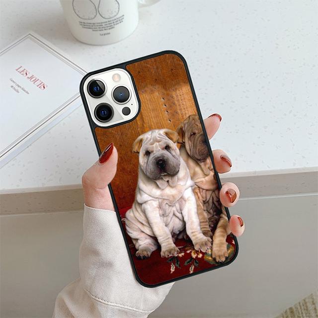 Shar pei dog English Springer spaniel Mum mummy Phone Case For iPhone 17 Air 13 12 14 15 16 Cover For Apple Pro Max 7