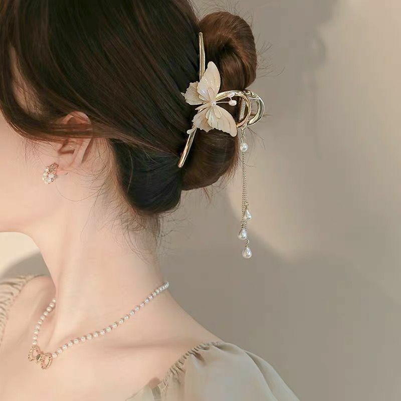 Women's Large Ancient Style Tassel Hair Clip Updo Hairpin Ornament