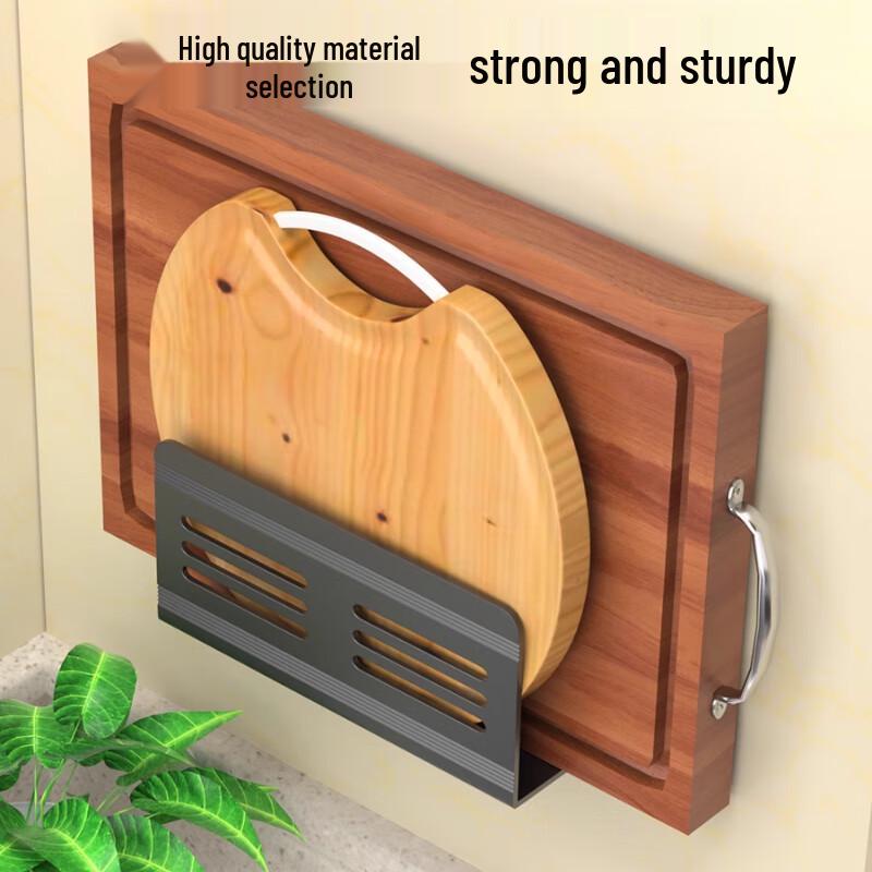 Küchenschneidebrett und Messerhalter