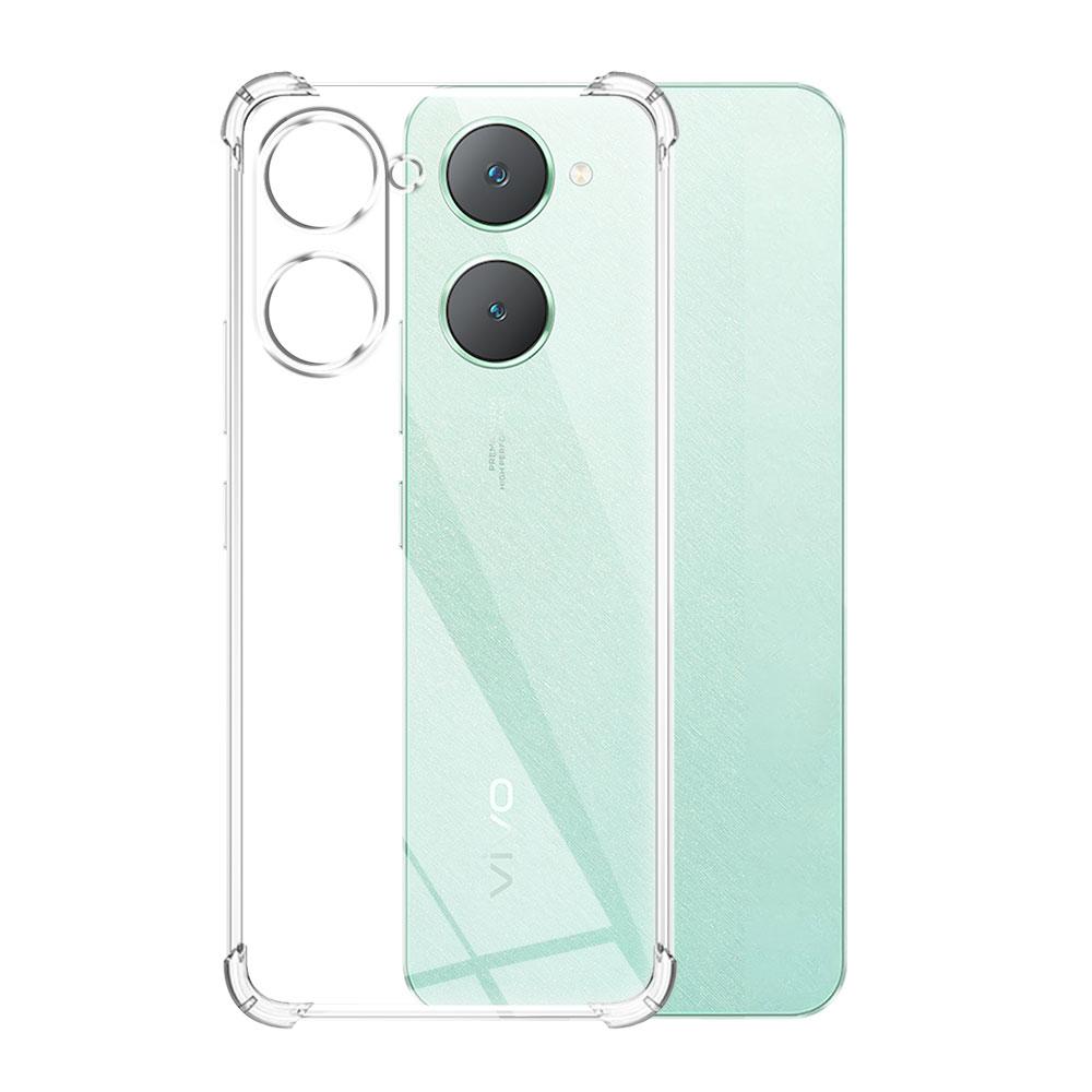 For Vivo Y28S Y28E Y18S Y18i Case Clear Silicone Soft Phone Case For Vivo Y03T Y37 Y37M T3 Lite Shockproof Airbag Protect Cover