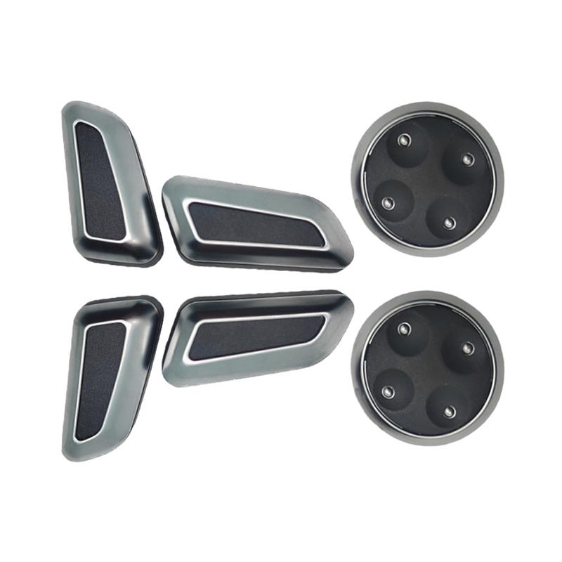 Car Seat Adjustment Button Switch Cover Knob Trim For A3 For A4 For A5 For A6 For A7 Car Accessories Interior Trim Seat Switch