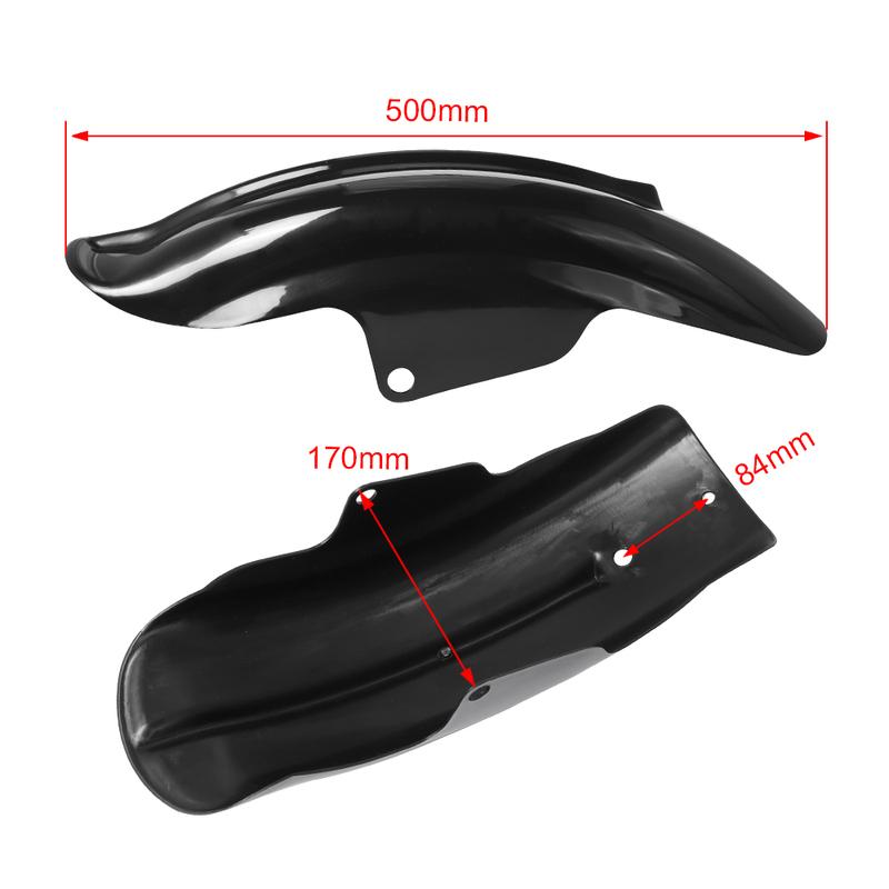 Rear Fender Motorcycle Universal Mudguard ABS Short Mud Guard For Bobber Chopper Cafe Racer Motocross Accessories Parts Frames