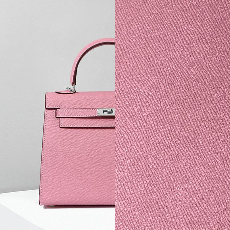 The Second Generation Kelly Bag Palm Pattern Cowhide Shoulder Bag Women's Leather Versatile Commuter Messenger Portable Kelly Bag