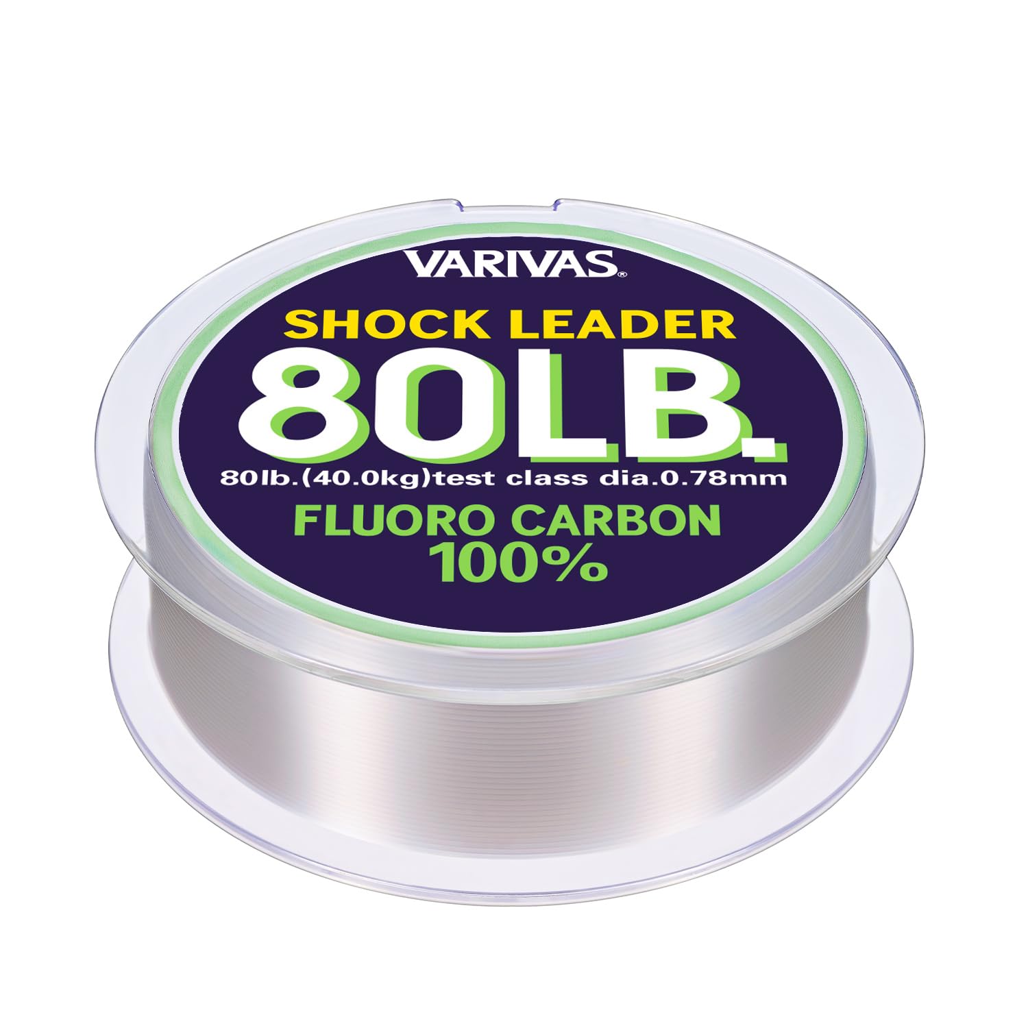 

Morris Varivas Shock 80lb Fluorocarbon Leader, 30m, 22-gauge, Natural,