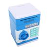 Innovative Money Bank ATM Piggy Bank with Cute Music Coin Money Saving Box with Password Desktop Ornament Blue