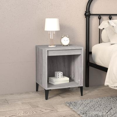 Nightstands 2 Pcs Grey Sonoma 40 X 35 X 50 Cm