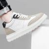 Plus Size White 6cm 8cm Elevator Board Shoes Men Sports Casual Sneakers Height Increase Shoes Invisible Man Taller Lifting Flats