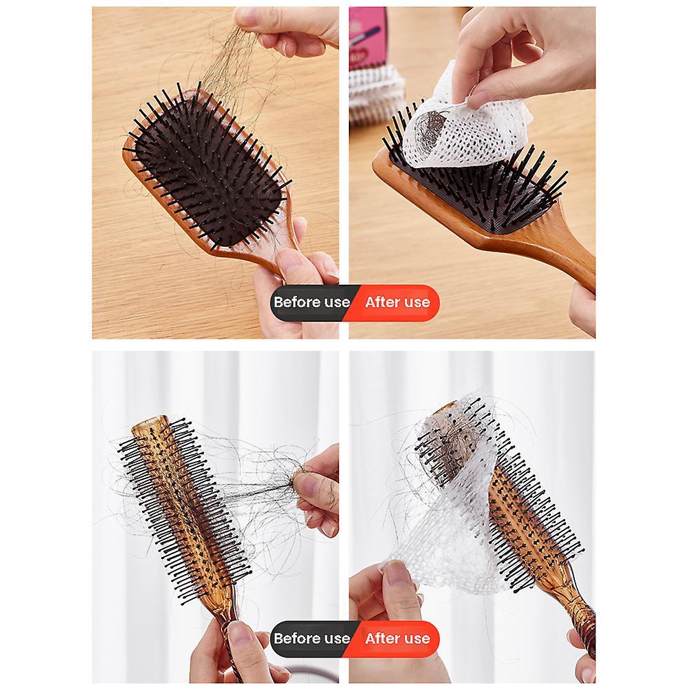 Air-Cushion Comb Cleaning Net Hair Comb Non-woven Cleaning Tablet Hair Cleaning Supplies